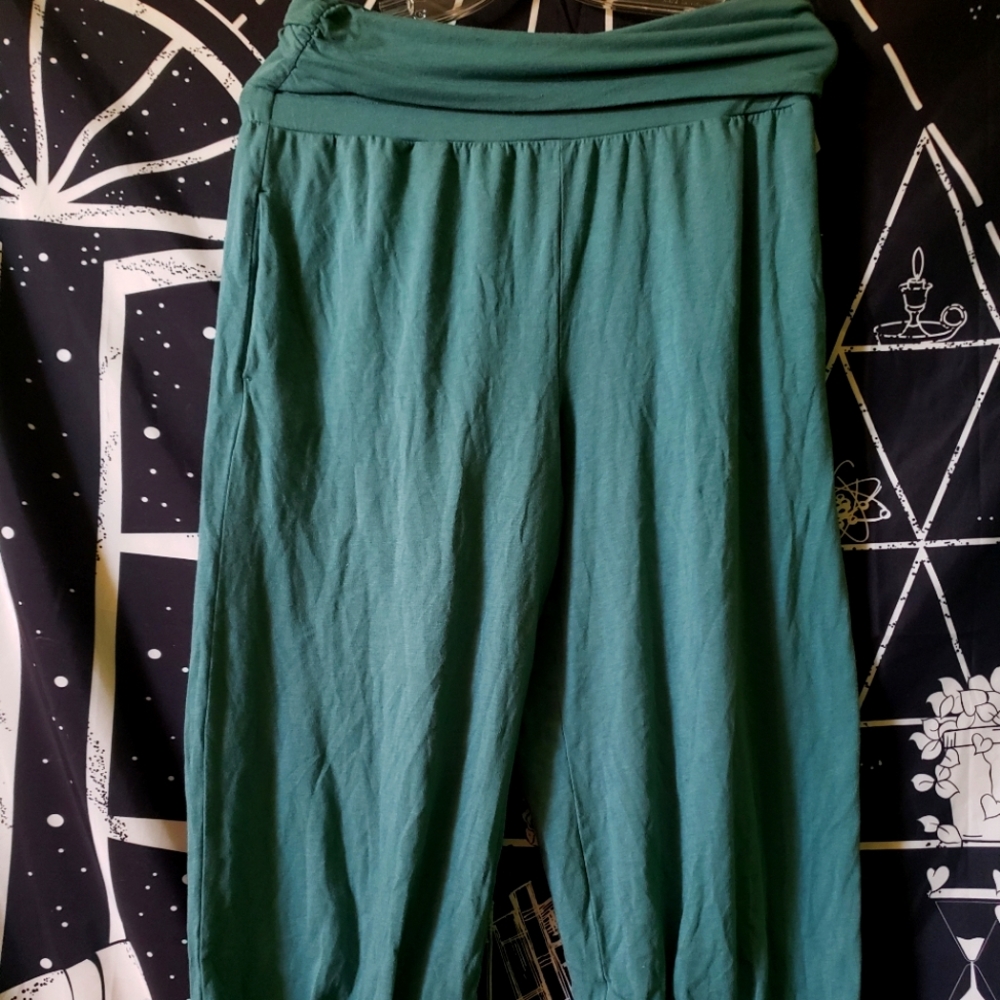 Anybody teal yoga capri leggings size s